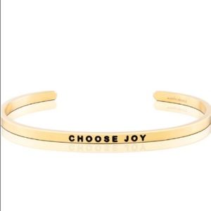MantraBand "Choose Joy" Gold
